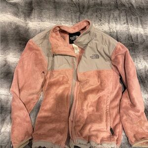The North Face Women's Blush and Light Gray Ski Jacket